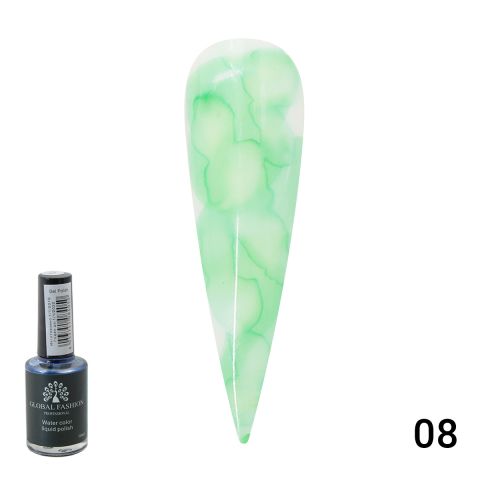 

Акварельные капли Water color от Global Fashion 10 мл green 08