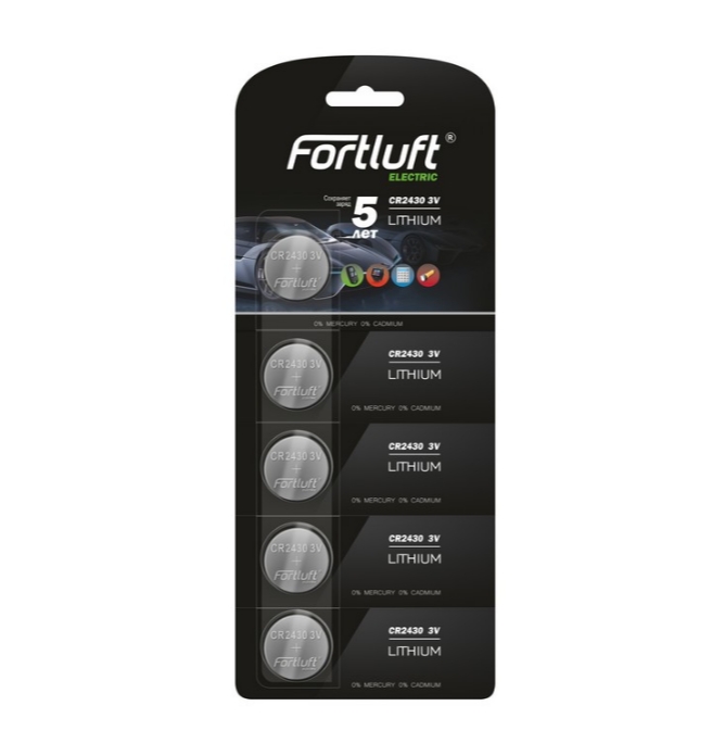 Fortluft Батарейка Fortluft CR2430-5