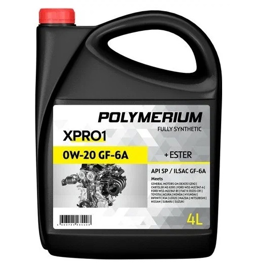 Моторное масло POLYMERIUM XPRO1 0W20 GF-6A SP 4л