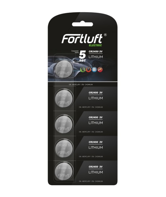 Fortluft Батарейка Fortluft CR2450-5