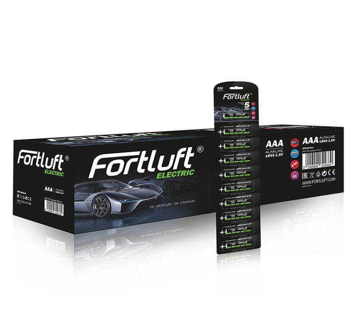 Fortluft Батарейка мизинчиковая Fortluft AAA LR03-100