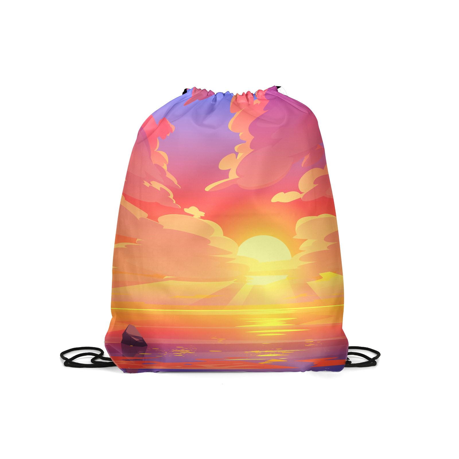 

Мешок для обуви унисекс Gorolla DrawstringBackpack 173 красный/желтый, 42х35 см, Разноцветный, DrawstringBackpack 173