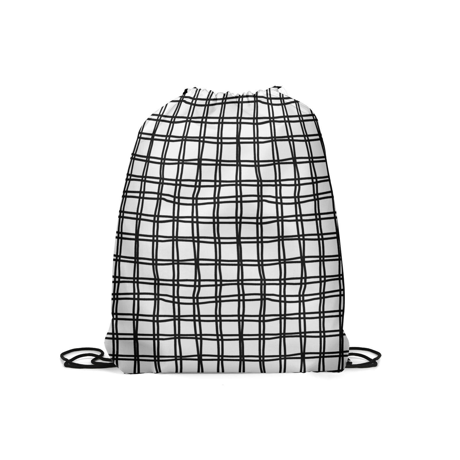 

Мешок для обуви унисекс Gorolla DrawstringBackpack 893 белый с черным, 42х35 см, DrawstringBackpack 893