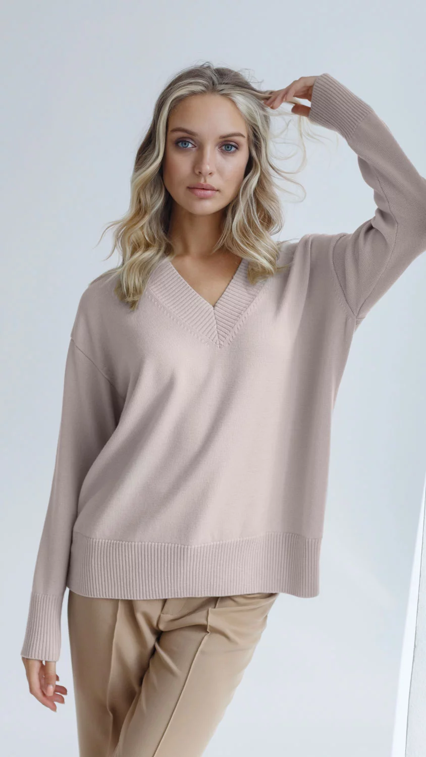 

Пуловер женский BonnyWool BW00163-1 бежевый XS/S, BW00164P-2