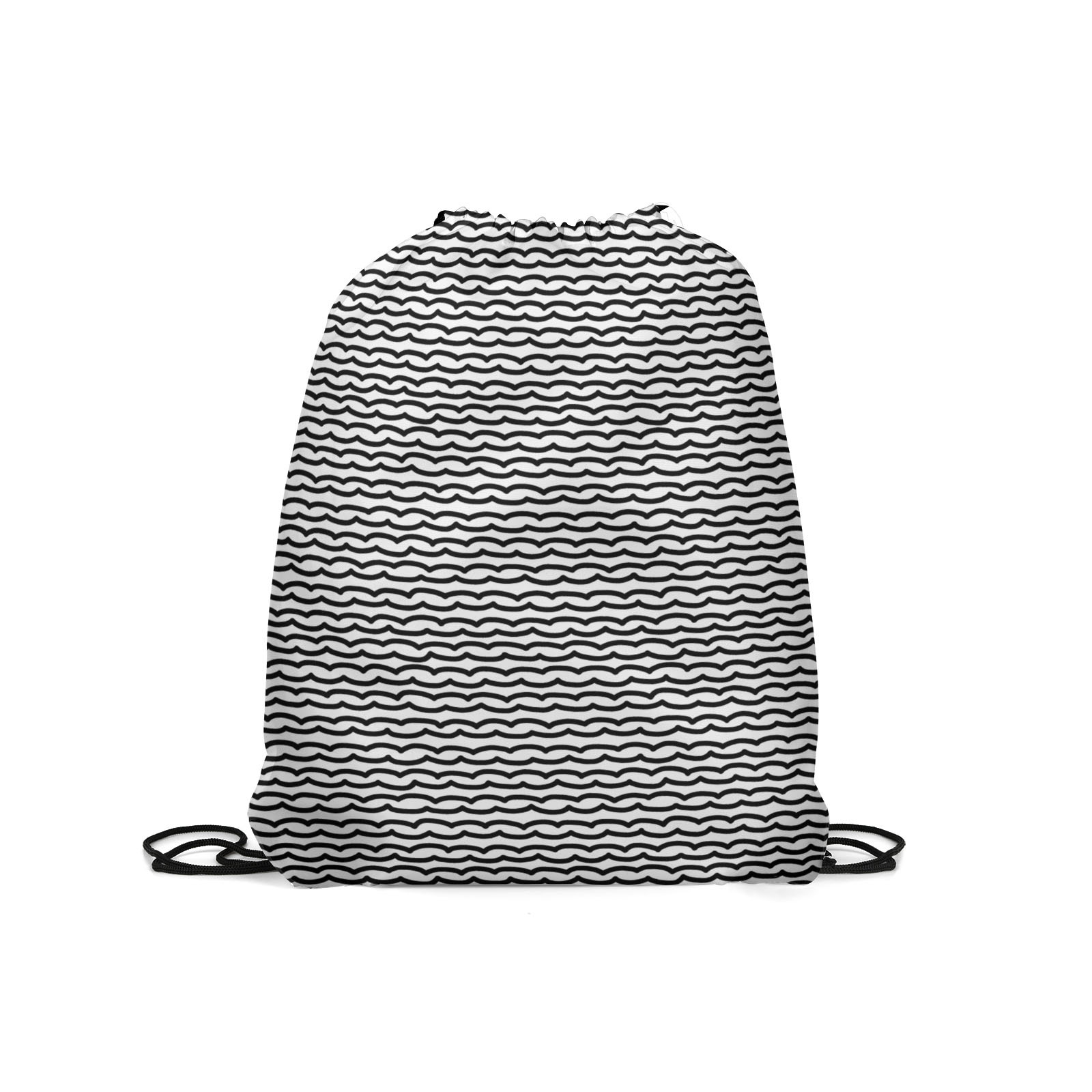 

Мешок для обуви унисекс Gorolla DrawstringBackpack 913 черно-белый, 42х35 см, Белый;черный, DrawstringBackpack 913