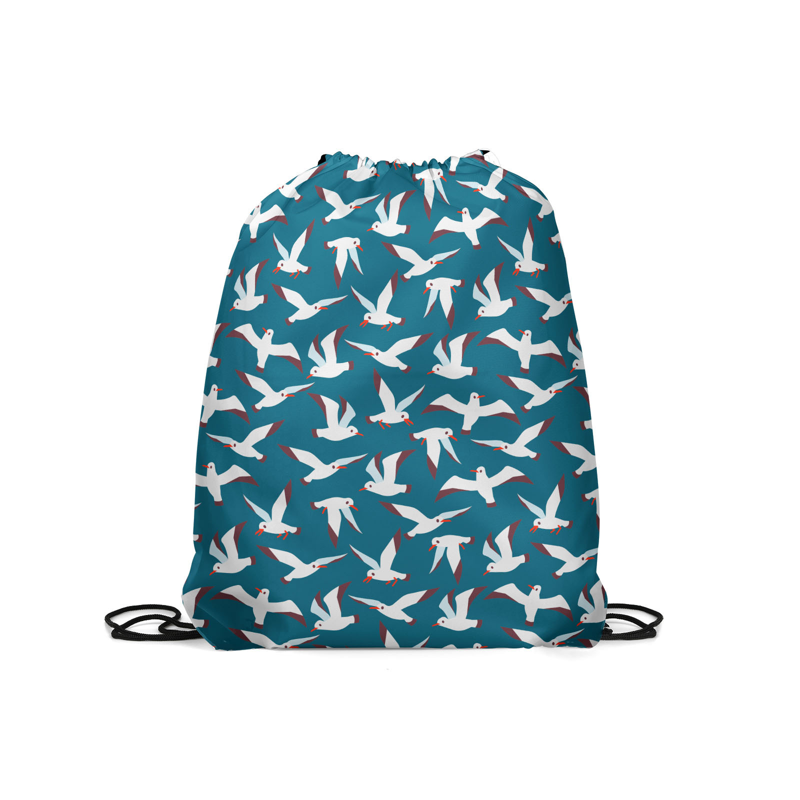 

Мешок для обуви унисекс Gorolla DrawstringBackpack 654 сине-белый, 42х35 см, Синий, DrawstringBackpack 654