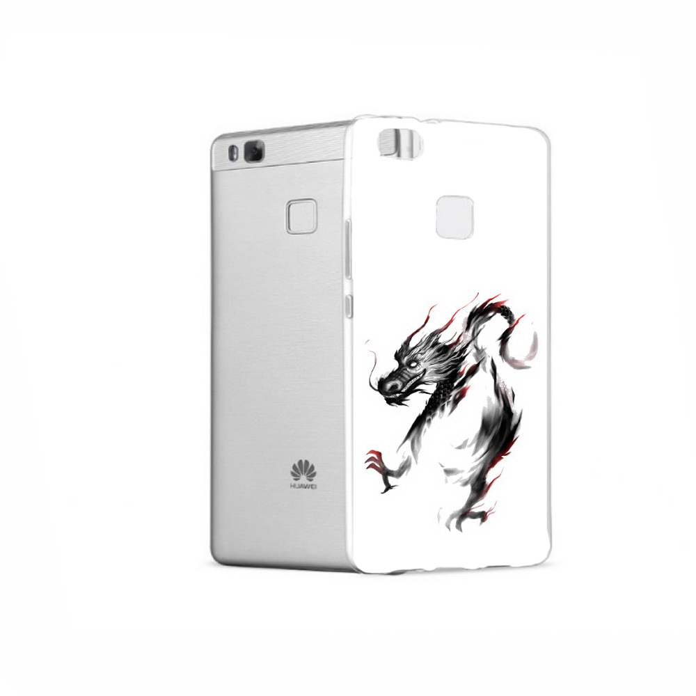

Чехол MyPads Tocco для Huawei P9 черный дракон, Прозрачный, Tocco