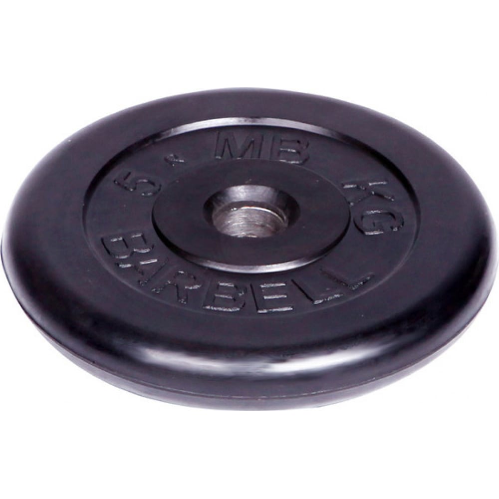

Диск для штанги MB Barbell Стандарт 5 кг, 51 мм черный, Стандарт-9
