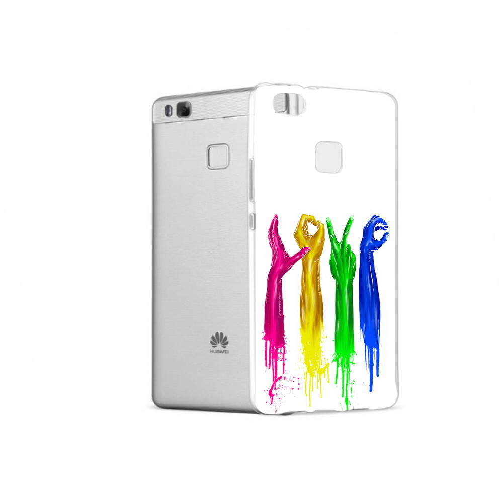 

Чехол MyPads Tocco для Huawei P9 яркие руки love, Прозрачный, Tocco