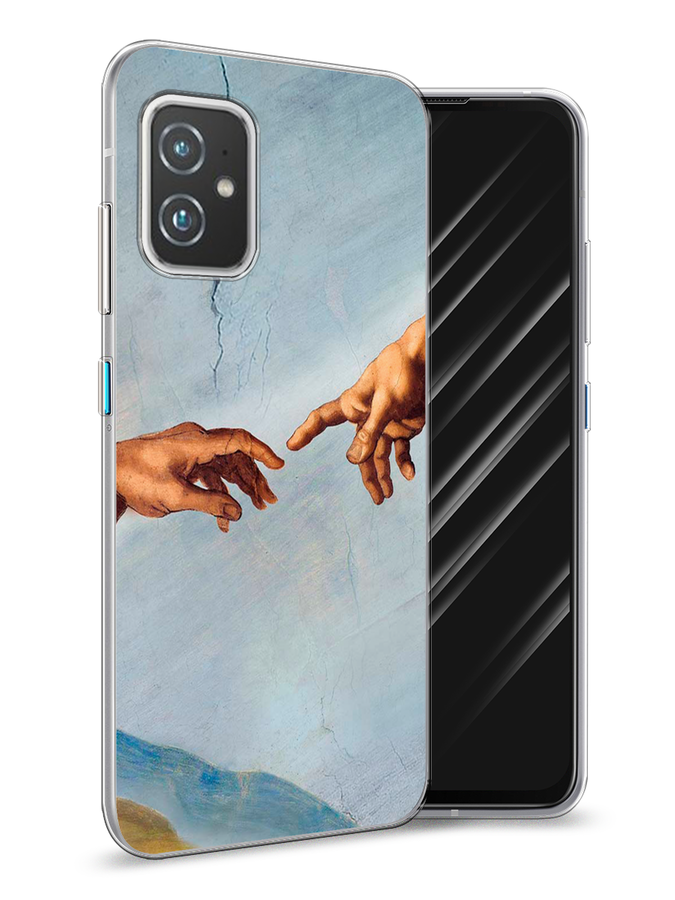 

Чехол Awog на Asus ZenFone 8 "Сотворение Адама", Голубой;коричневый;серый, 44450-9