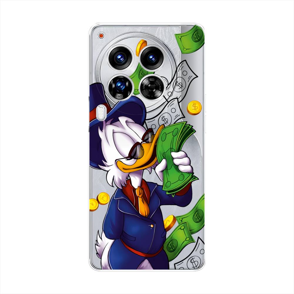 

Силиконовый чехол "Scrooge McDuck with Money" на Tecno Camon 30 Premier, Прозрачный, 305450-1