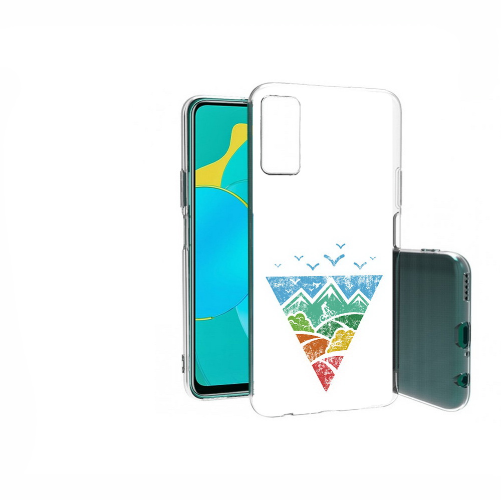 

Чехол MyPads Tocco для Huawei Honor 30S Лес земля море чайки, Прозрачный, Tocco