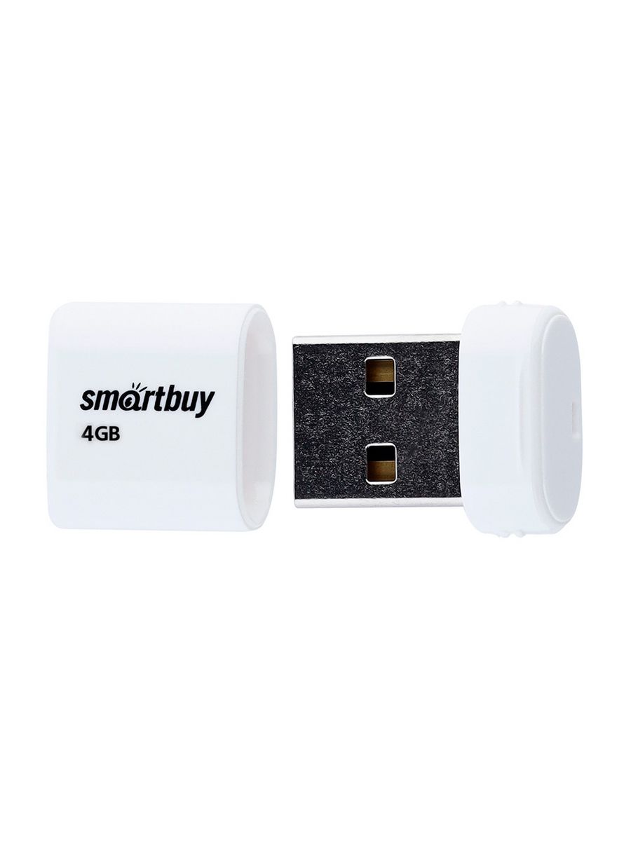 

Флэш диск Smartbuy 4GB LARA White (SB4GBLara-W)