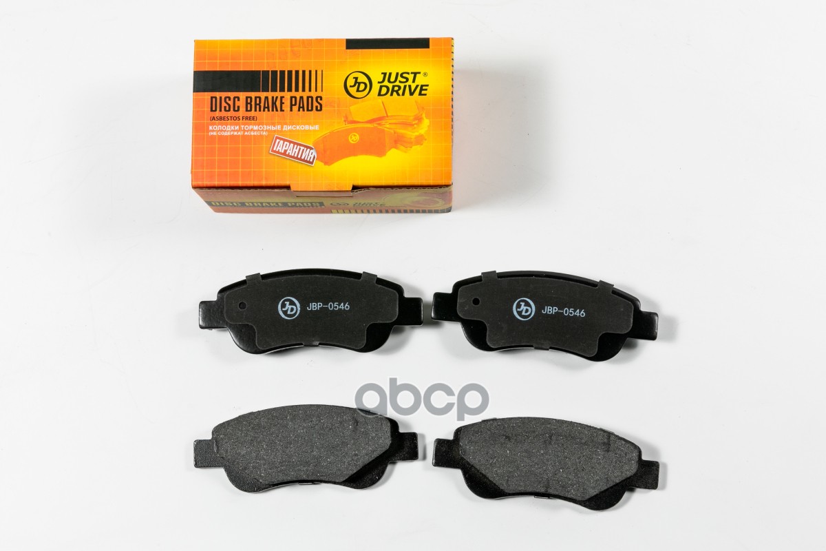 

Тормозные колодки JUST DRIVE передние дисковые с антискрипной пластиной JBP0546