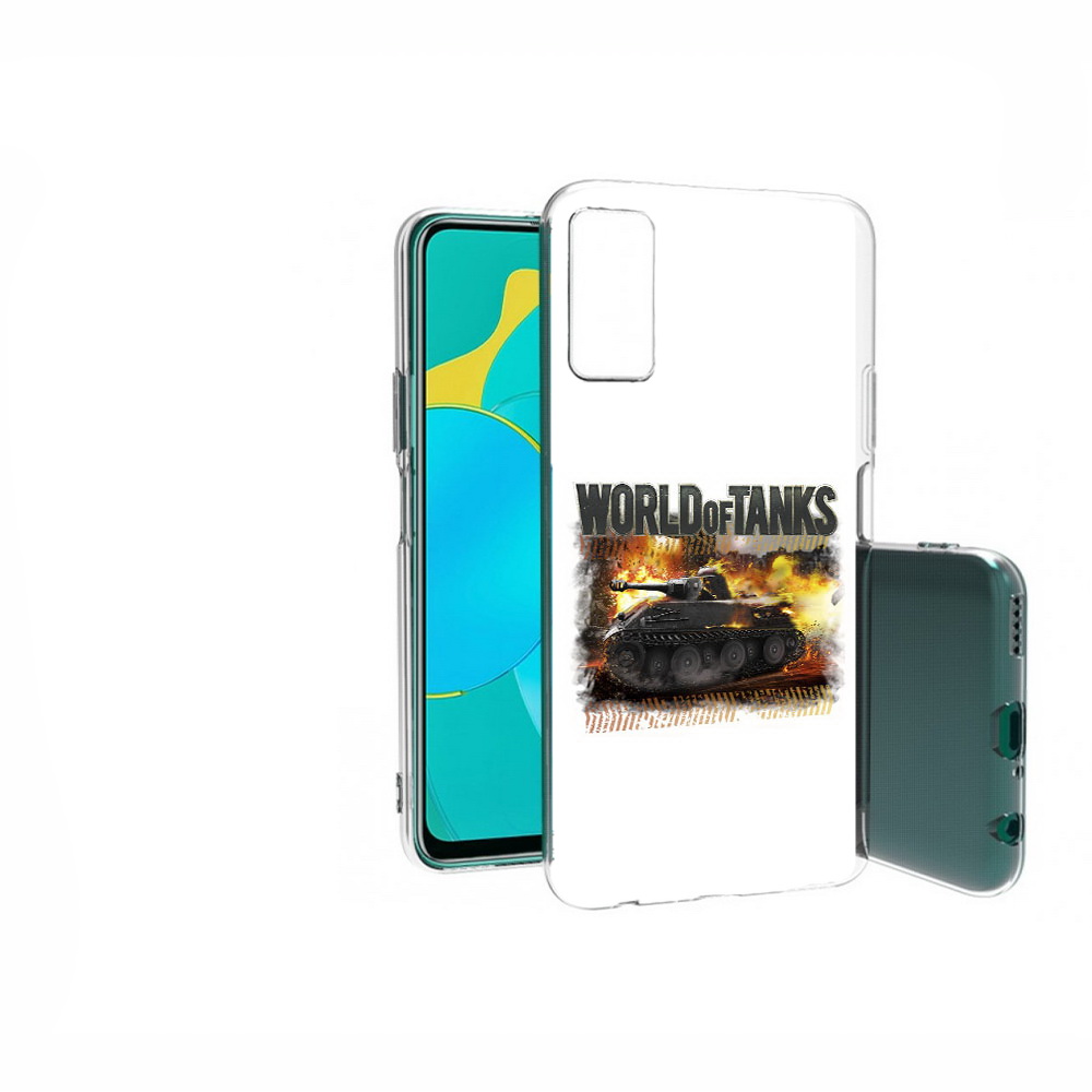 

Чехол MyPads Tocco для Huawei Honor 30S Мир танков-2, Прозрачный, Tocco