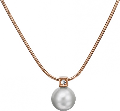 

Колье из красного золота 45 см PLATINA jewelry 07-0147-00-302-1110-03, фианит, 07-0147-00-302-1110-03