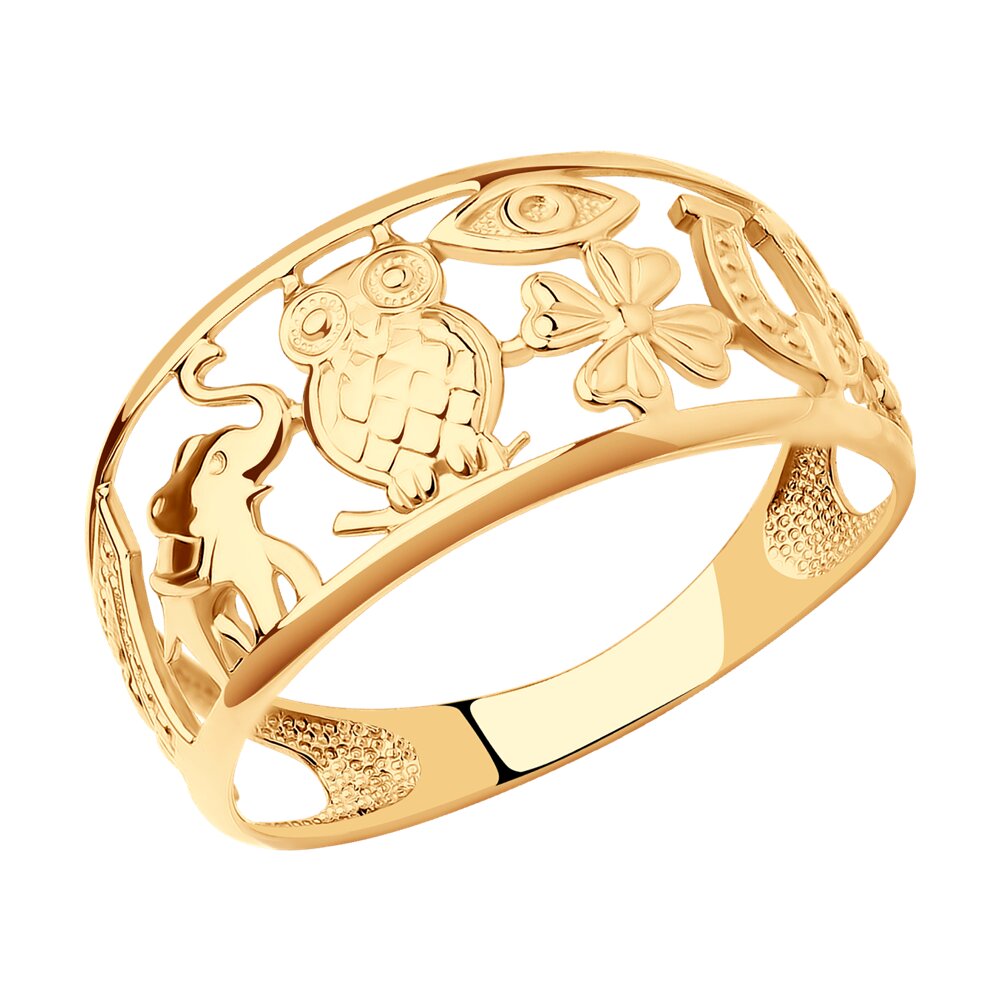 

Кольцо из золота р. 18,5 SOKOLOV 017098, 017098