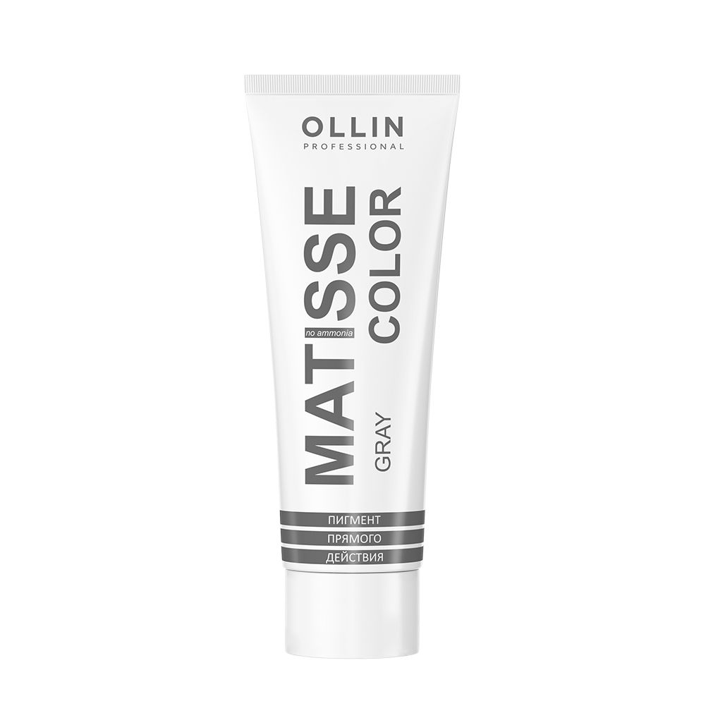 Пигмент прямого действия для волос OLLIN PROFESSIONAL Matisse Color, серый, 100 мл