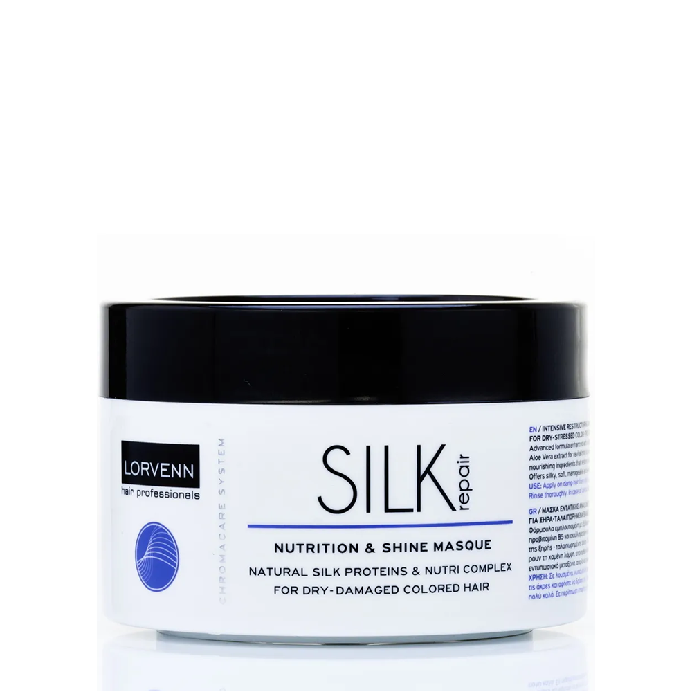 Маска для волос Lorvenn Hair Professionals Silk Repair с протеинами шелка, 500 мл