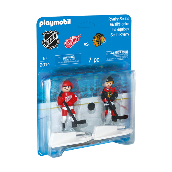 фото Игровой набор playmobil игроки нхл чикаго против детройта