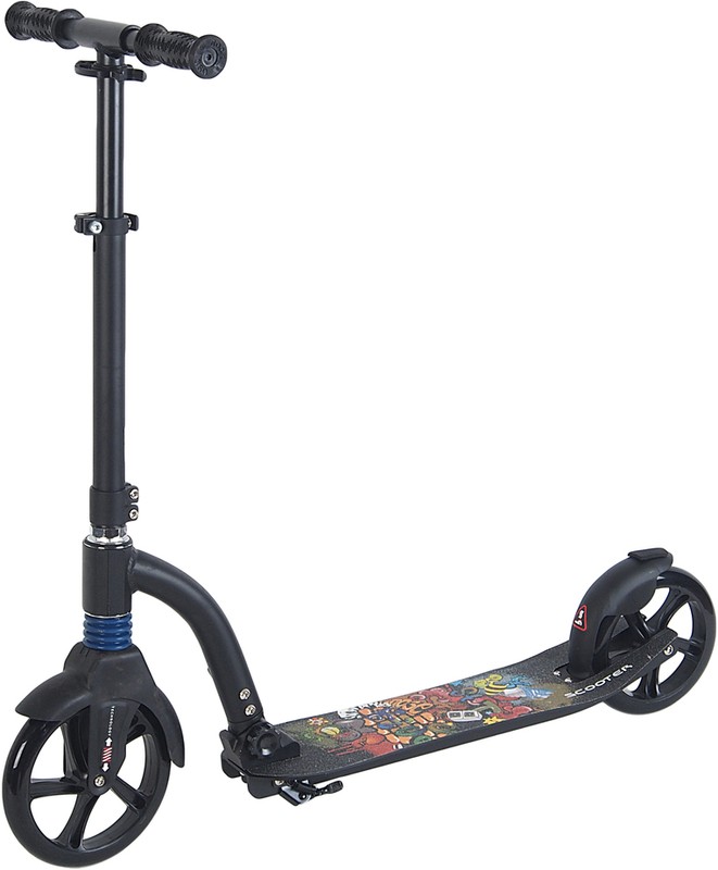 Самокат 2-х колесный (колесо 200мм/180мм) до 70кг алюминий  1шт