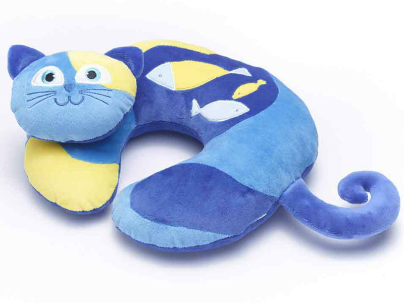 фото Подушка для путешествий детская "кот" travel blue kitty the cat travel neck pillow (282)