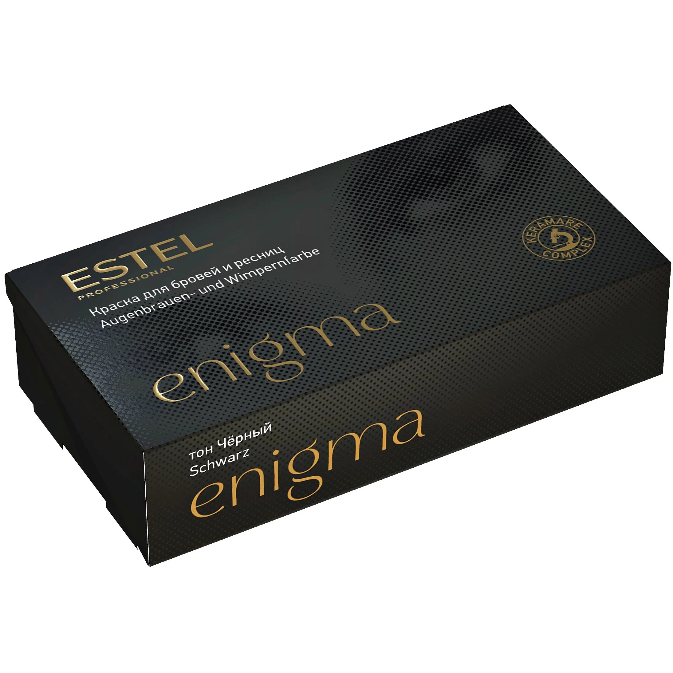 Краска для бровей Estel Professional Enigma Черный краска для бровей и ресниц enigma en8 8 аквамариновый 1 шт