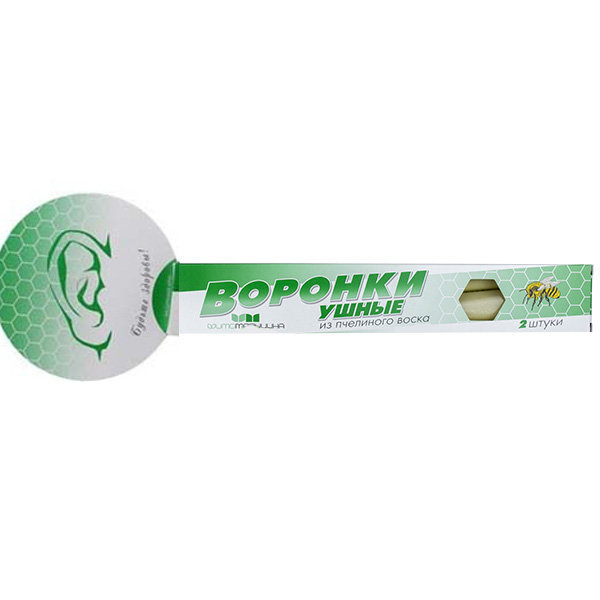 

Воронки ушные из пчелиного воска, т. м. "Фито Медицина", 2 шт.