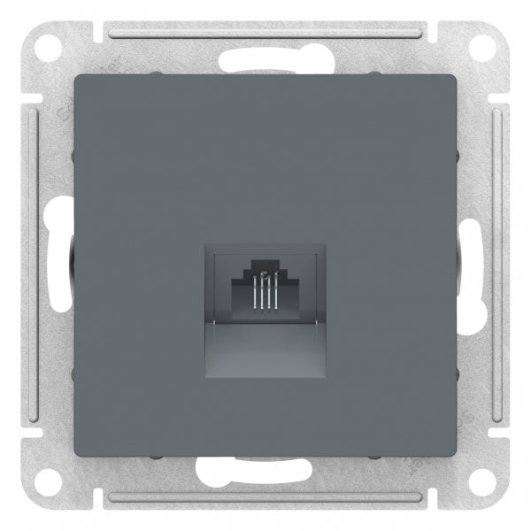 

ТФ-розетка Schneider Electric AtlasDesign ATN000781, Черный