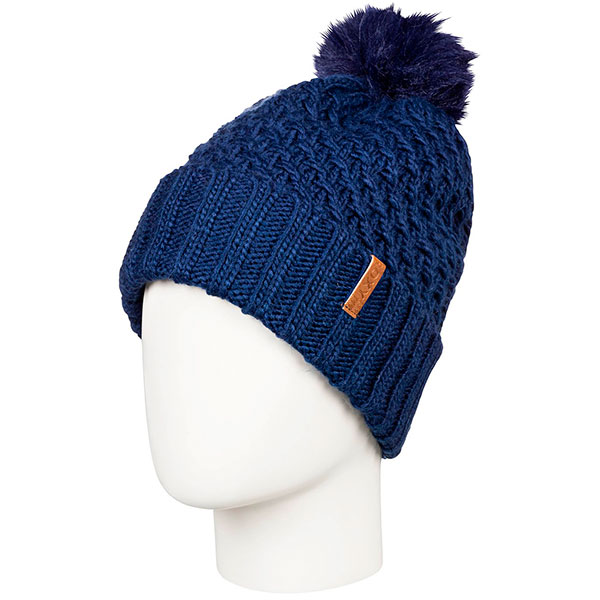 

Шапка-бини женская Roxy Blizzard medieval blue, one size, Blizzard
