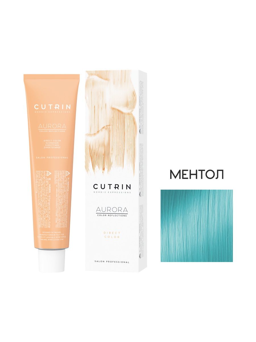 

Крем-краситель AURORA DIRECT COLOR CUTRIN ментол (пастельно-голубой) 100 мл