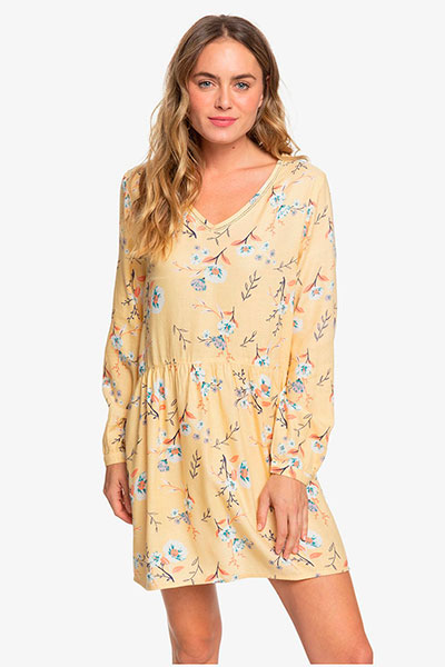 

Платье женское Roxy Indigo Night ERJWD03413 желтое M INT, Indigo Night ERJWD03413