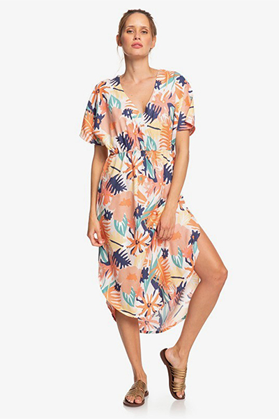 

Платье женское Roxy Flamingo Shades ERJWD03428 разноцветное XL INT, Flamingo Shades ERJWD03428