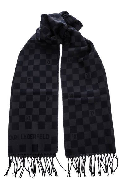 

Шарф мужской Karl Lagerfeld 805001 502131 серый, 187х38,5 см, Серый;черный, 805001 502131