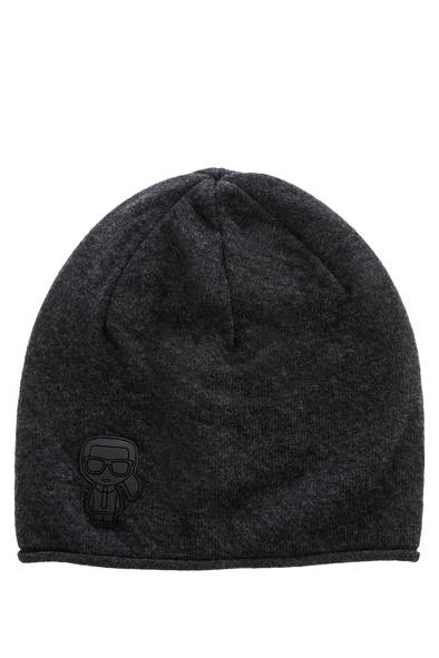 

Шапка бини мужская Karl Lagerfeld 805601 502323 серая, р, Серый, 805601 502323