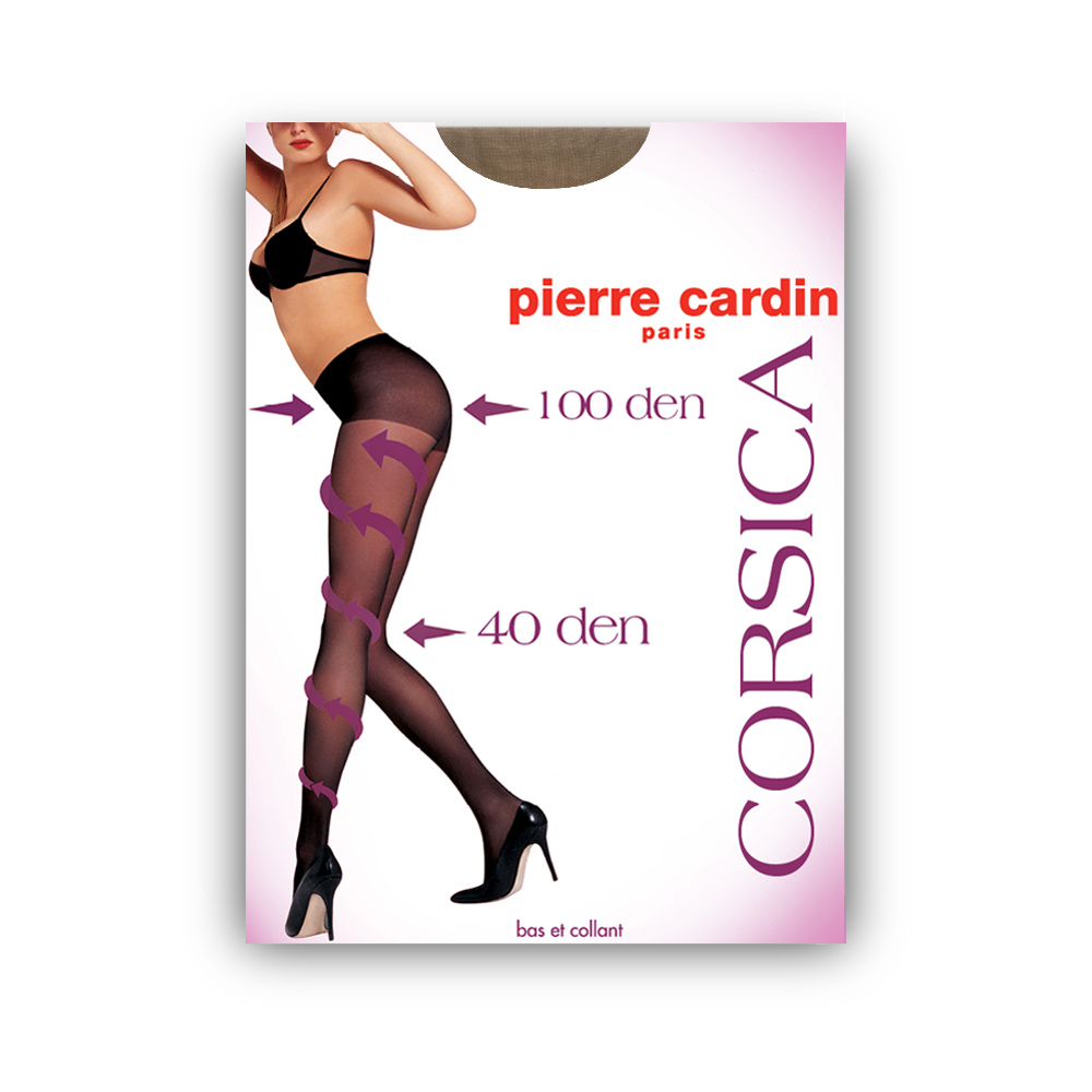 

Колготки женские Pierre Cardin CORSICA 40 коричневые  (XL, Коричневый, CORSICA 40