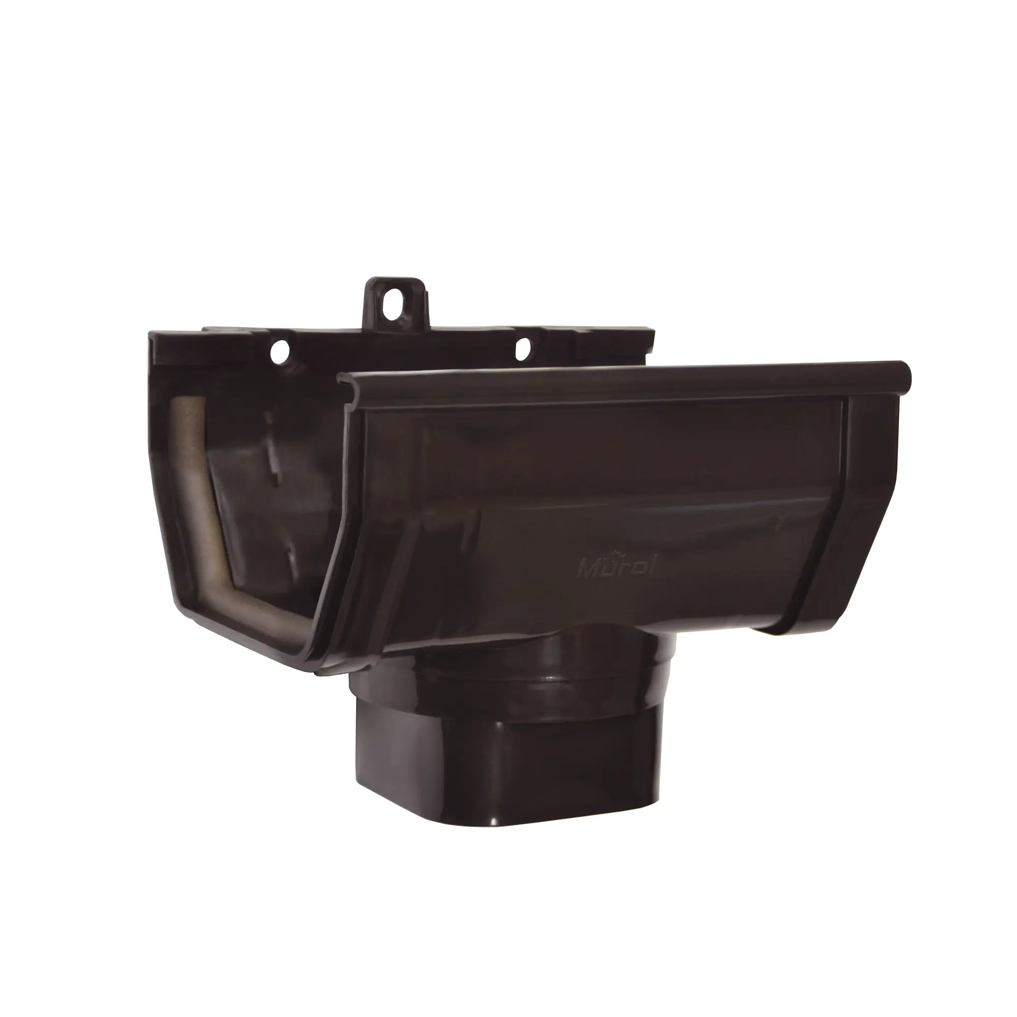 Воронка желоба  U110 центральная 67/80 коричневый