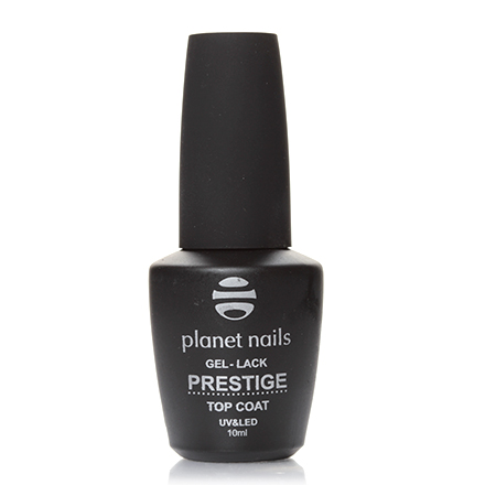 фото Planet nails, топ с матовым эффектом prestige, top coat matte, 10 мл