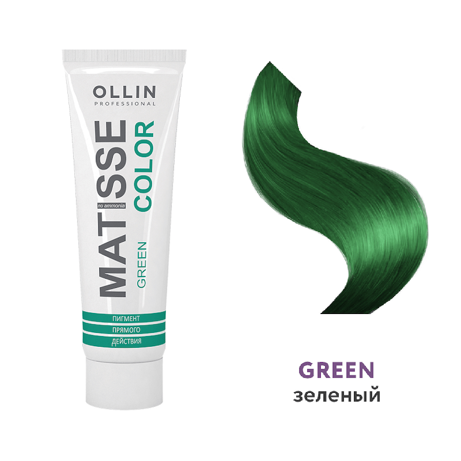 Краска для волос Ollin Professional Matisse Color Зеленый 100 мл