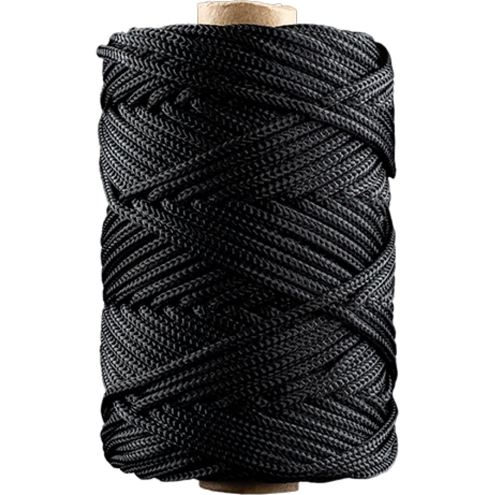 truEnergy Шнур полиамидный плетеный 2,7мм черный бобина 50м 12212