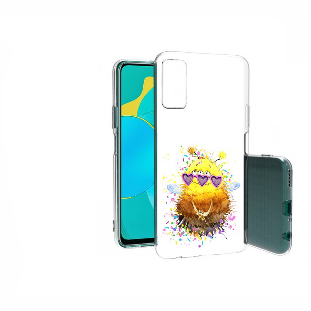 

Чехол MyPads Tocco для Huawei Honor 30S Пушитый шмель, Прозрачный, Tocco