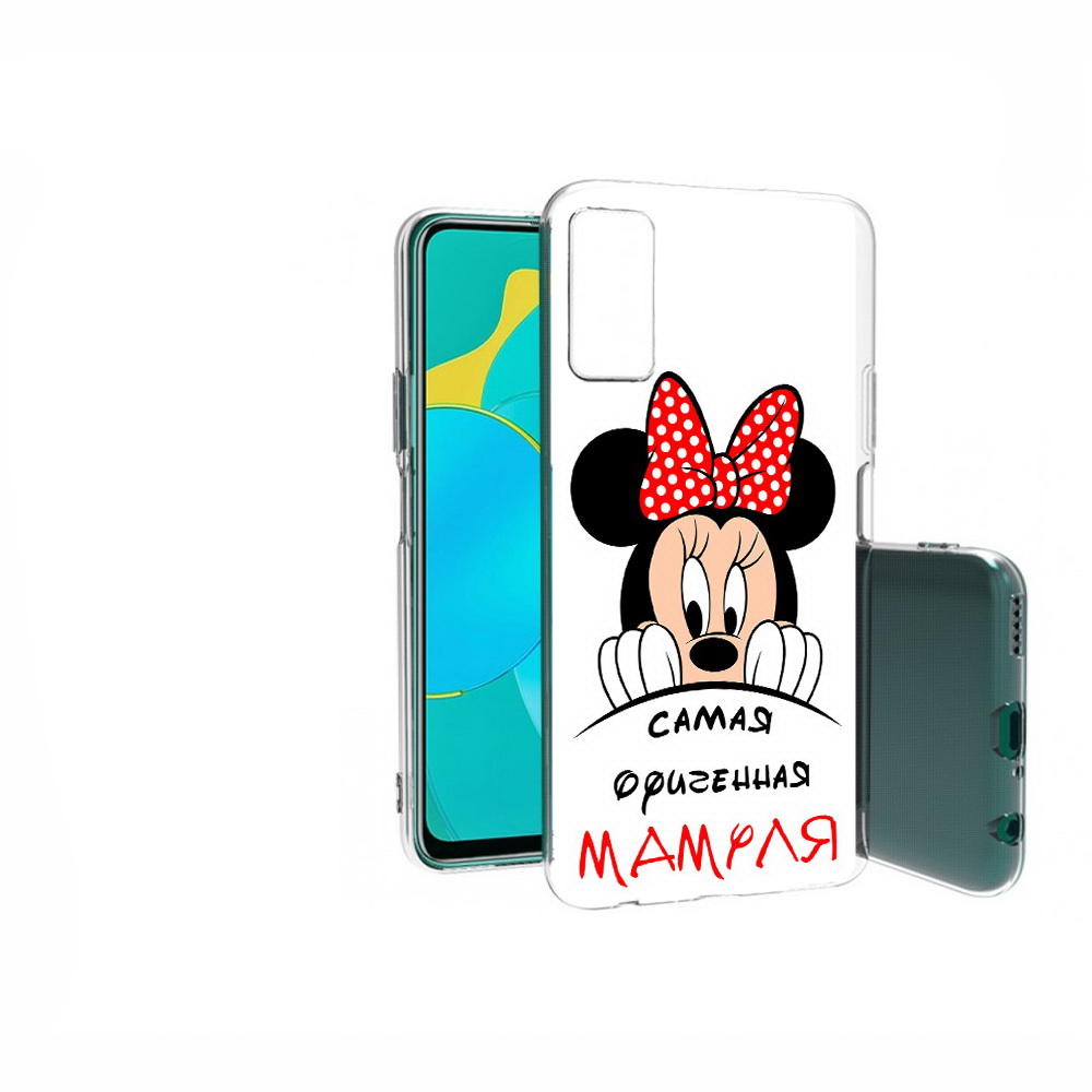 

Чехол MyPads Tocco для Huawei Honor 30S Самая лучшая мамуля Мини Маус, Прозрачный, Tocco