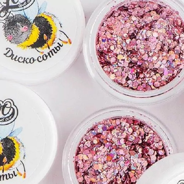 

Набор Zoo Nail Art Шестигранники микс Диско соты №1337, 4 шт.