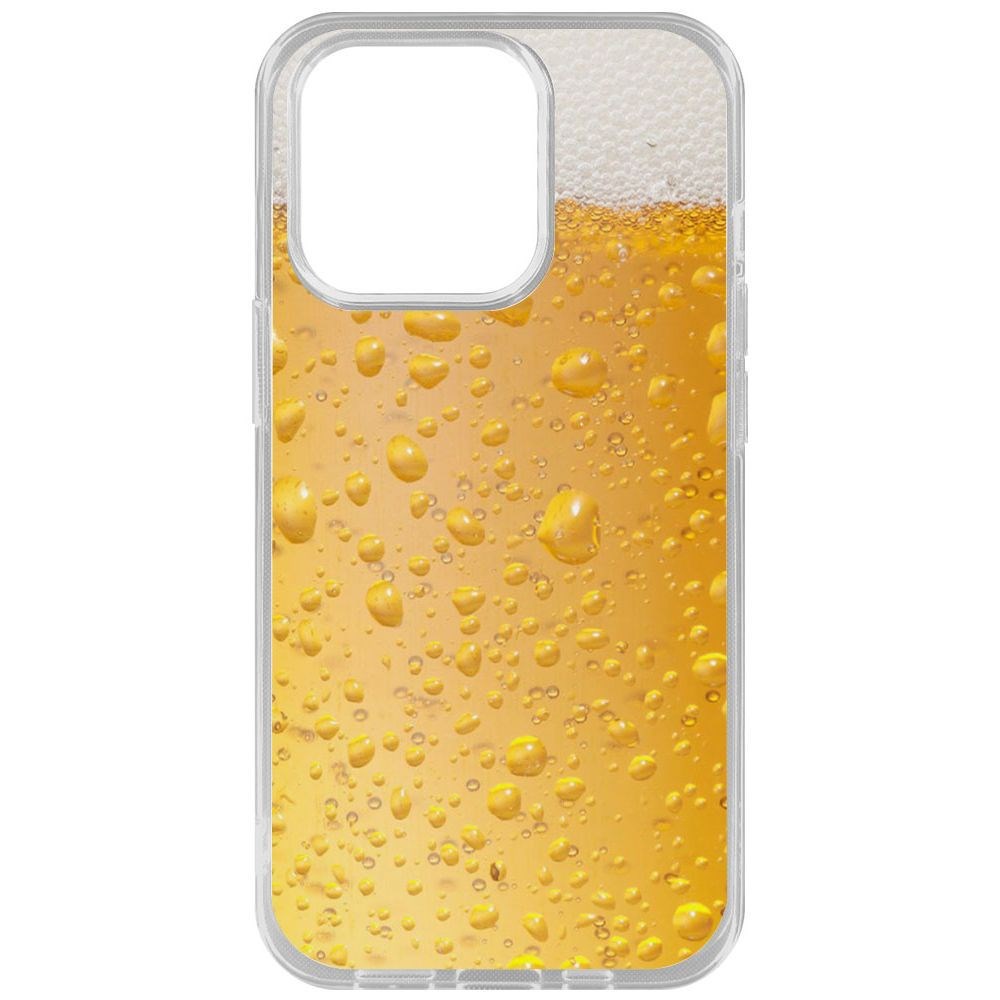 

Чехол-накладка Krutoff Clear Case Пенное для iPhone 14 Pro, Прозрачный