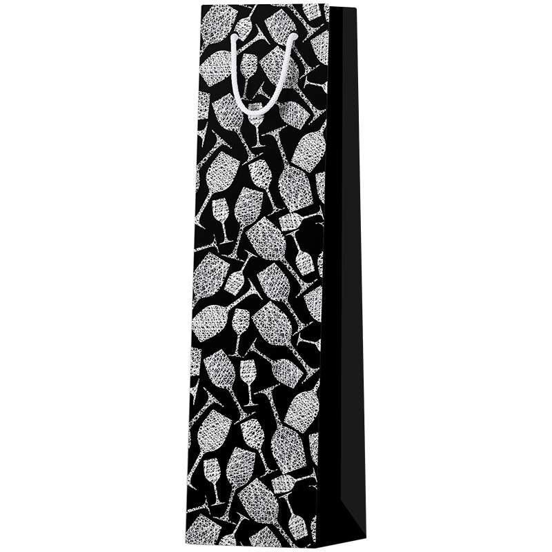 

Пакет подарочный Artspace 322258, "Black theme", 36x12x8.5см, 12 штук, Разноцветный