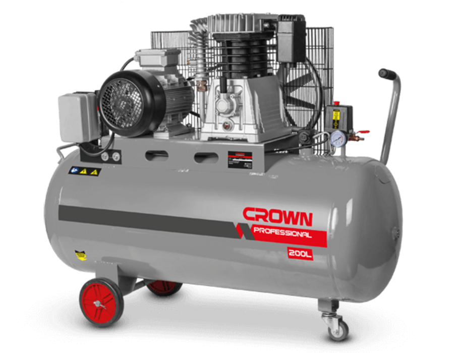 Компрессор с ременным приводом CROWN CT36033