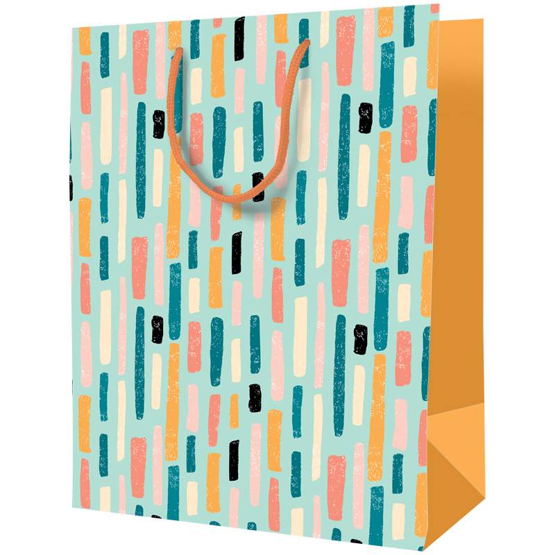 

Пакет подарочный Artspace 322236, "Trendy stripes", 23x11x10см, 12 штук, Разноцветный