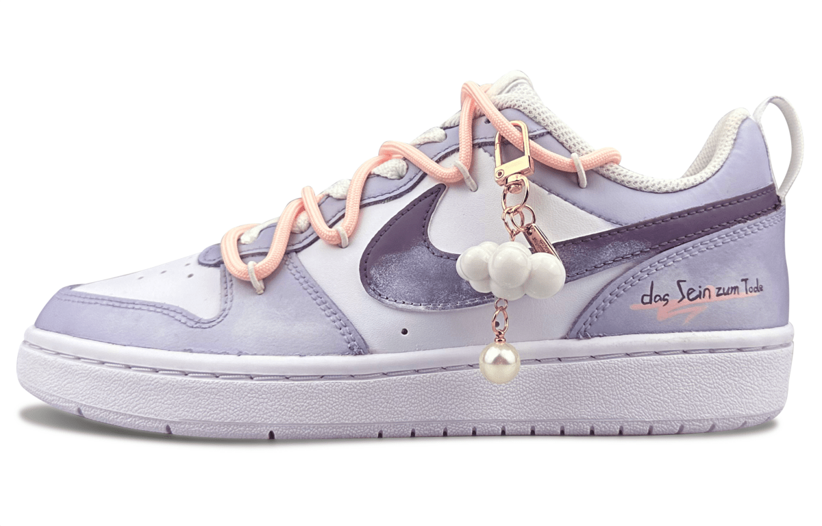 

Кеды унисекс Nike Court Borough Low 2 GS белые 39 EU, Белый, Court Borough Low 2 GS