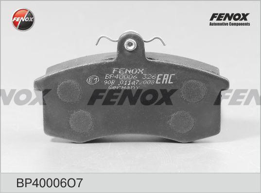

Колодки Тормозные Ваз 2108/2109/21099 Передние. Датч Электрический FENOX BP40006O7