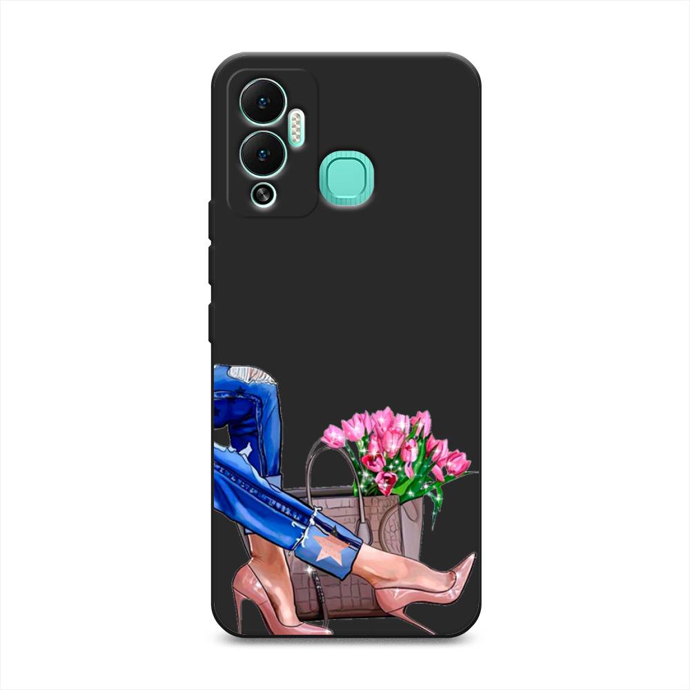 

Чехол Awog 3101752-1 для Infinix Hot 12 Play "Каблучки", Синий, 3101752-1